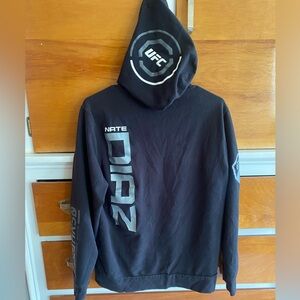 Free Shipping!  Nate Diaz - UFC Fight Kit Zip-up Hoodie - Free Shipping